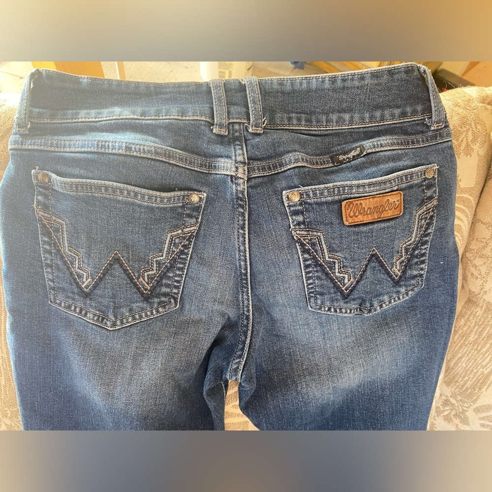 Custom upcycled bellbottom jeans